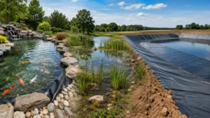Best pond liner for koi pond, wildlife pond and farm pond applications
