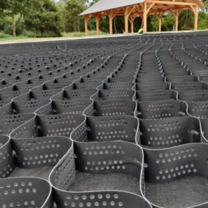 gravel grid plastic panel