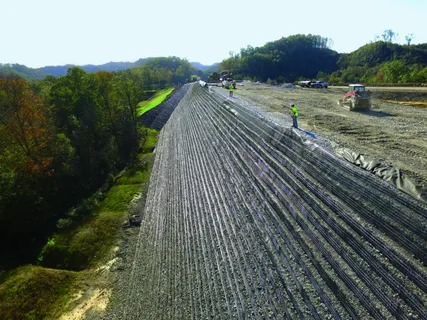 geogrid reinforced slope