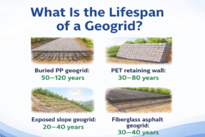 what is the life span of a geogrid?
