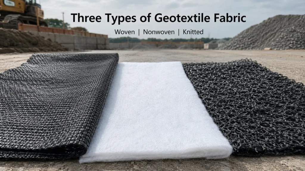 Three Typesof Geotextile Fabric