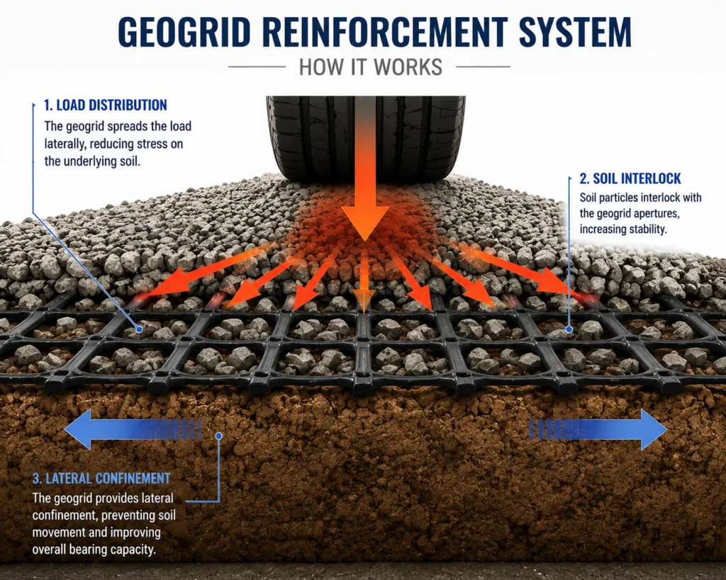 GEOGRID REINFORCEMENT SYSTEM