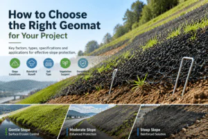 How to choose the Right Geomat for Your Project