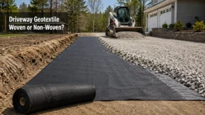 geotextile fabric for driveway under gravel installation