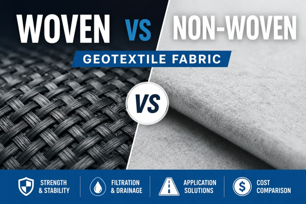 Woven vs Non-Woven Geotextile Fabric