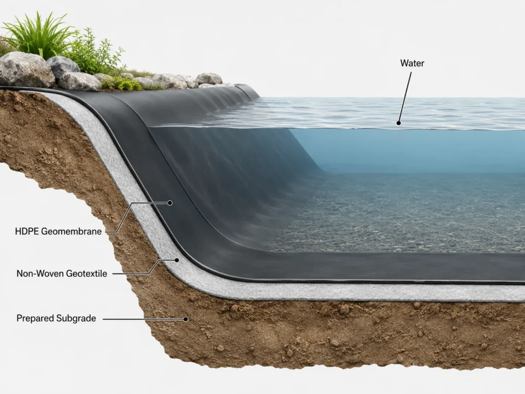 Pond Liner Protection