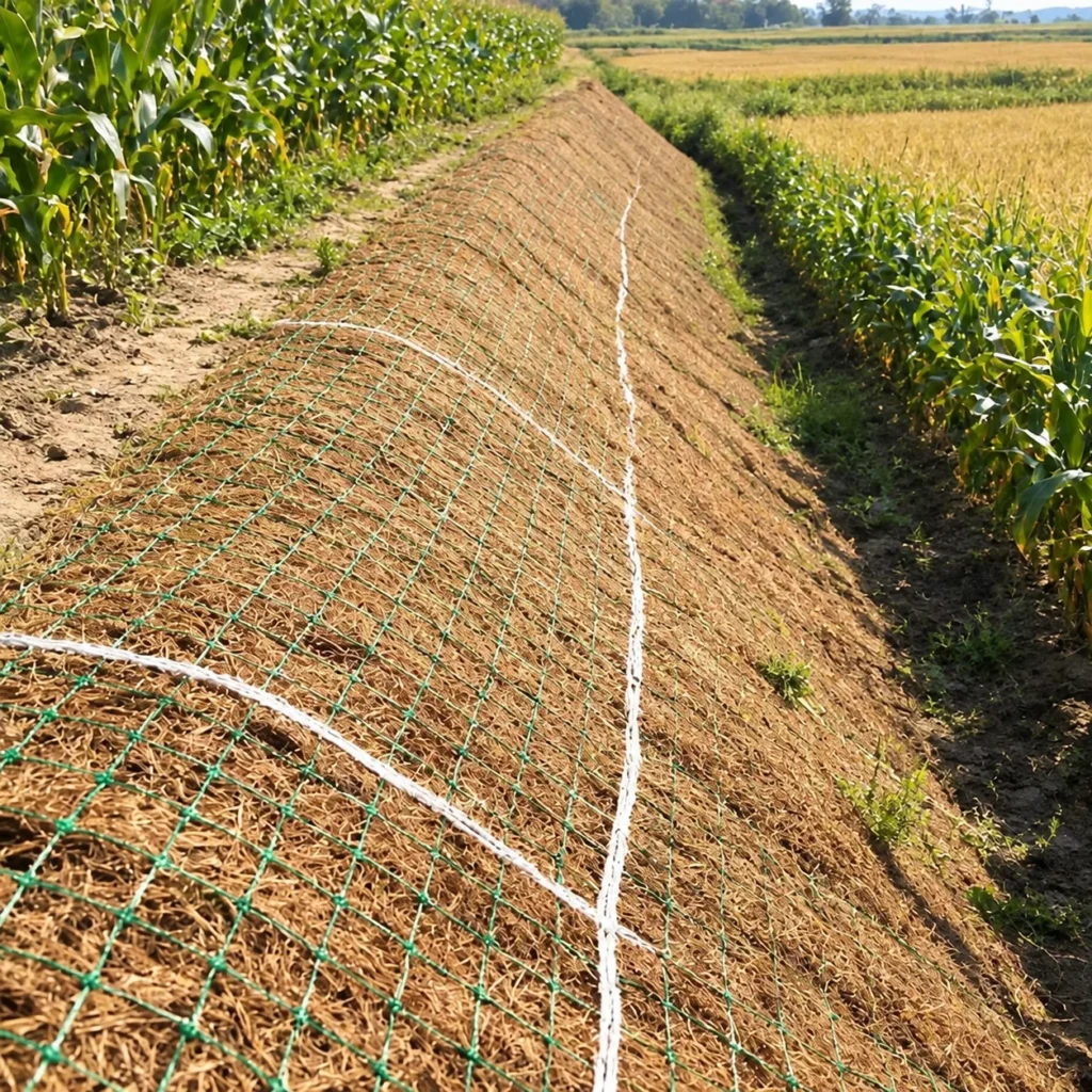 Coconut fiber mat application